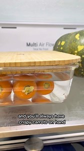 Crisp carrots for weeks? Yes Please! You can also revive your carrots by soaking them too. 🥕 🧡 #foodstorage #foodstoragetips #reducefoodwaste #plasticfreejuly #ecotips #ecohacks | Biome