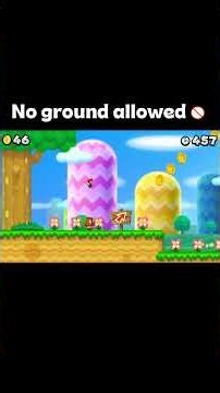 No ground challenge new super mario bros 2