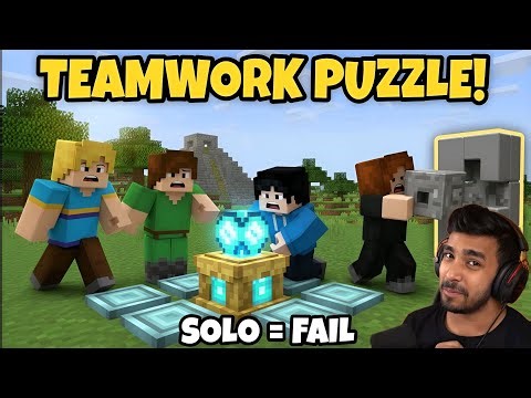 Teamwork Puzzle 😱 | Minecraft Impossible Challenge