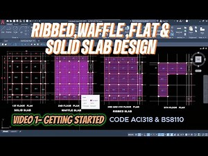 RIBBED, WAFFLE, FLAT, AND SOLID SLAB DESIGN IN PROTASTRUCTURE #construction #civilengineering