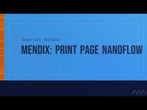Print Page Content Using a Nanoflow | Mendix
