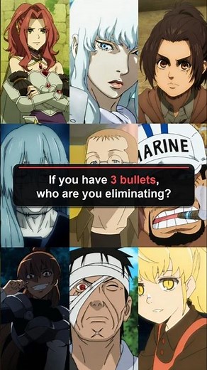 Which 3 Anime Characters Do You Hate the Most?