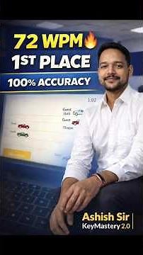 Competition Me 1st Place 😎 72 WPM with 100% Accuracy | Typing Race Proof