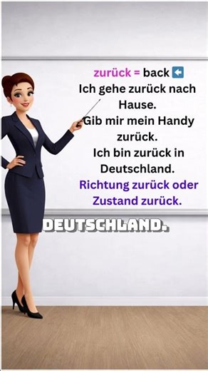 “wieder” vs “zurück” – same idea, different direction