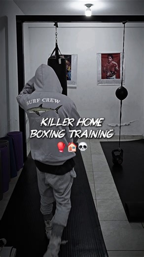 Cardio BOXING Training🥊💀💪🏻 #box #boxeo #boxingtraining #shadowboxing #hometraining #boxingworkout