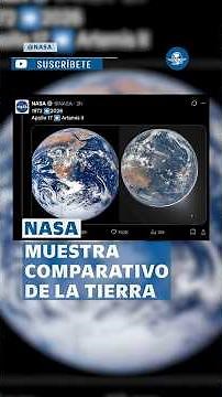 Así se ve la Tierra 54 años después; NASA revela imágenes #shorts