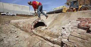 Workers discover part of L.A.'s first municipal water system