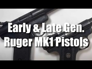 Ruger .22LR Automatic Target Pistol - Difference’s Between 1951 & 1977 MKI pistols