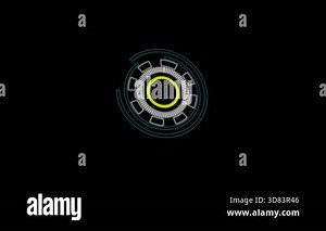 vector abstract technology circle circle concept background Stock Video Footage - Alamy