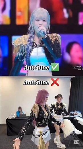 Golden Antotune ✅ and Antotune ❌ #babymonster #golden #rora #pharita #ahyeon #kpop #huntrix