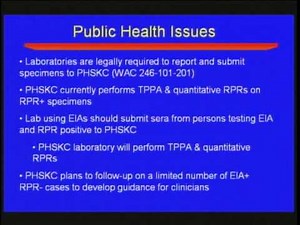 New Developments in Syphilis and HIV Testing - Matthew Golden, MD
