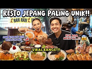 INI RESTORAN JAPANESE FOOD TERUNIK! MENUNYA GAK ADA DI RESTO LAIN! FT. ONE BITE BIG BITE