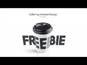 Coffee Cup Animated Mockup Freebie Intro