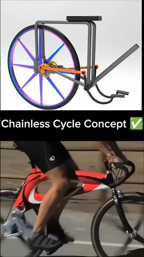 Revolutionary Chainless Cycle Concept ✅ How it Works #short