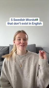 5 Swedish words that don't exist in English
