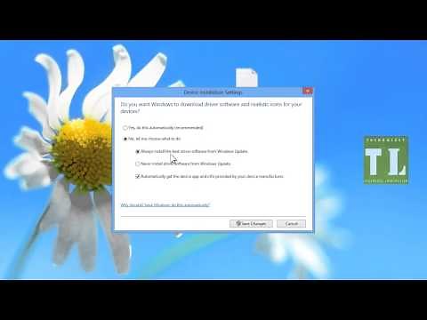 How to Change Device Installation Settings in Windows 8