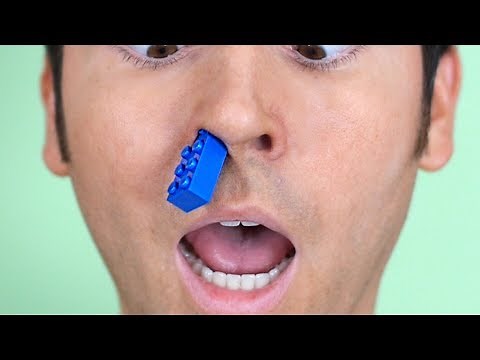 LEGO STUCK IN NOSE!