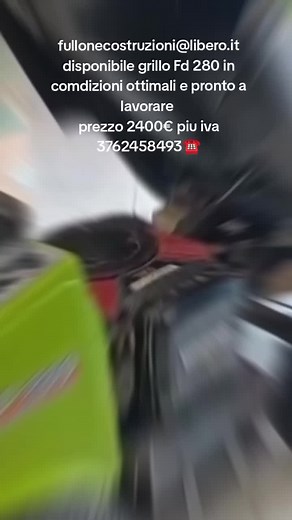 disponibile grillo FD 280 in perfetto stato e pronto a lavorare prezzo 2400€ più iva #viralvideos #giardino #visual #giardinaggio #neiperteee #tosaerba #grillo #tagliaerba