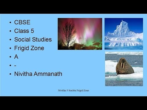 Frigid Zone Social Studies Class 5 CBSE