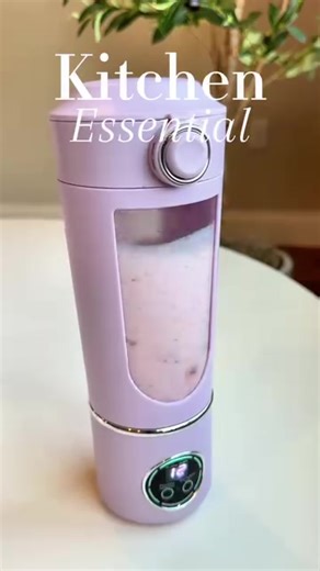 This portable juicer is SO powerful 😳🧃💜 Crushes ice, blends fast, has an LCD screen, and works anywhere with its built-in battery 🔥✨ Perfect for smoothies, fresh juice, baby food, and quick recipes on the go! Find it in my bio 🔗 or shop here 👉 https://amzn.to/4rqIplF #amazonfinds #kitchengadgets #smoothierecipes #homeessentials #viralproducts