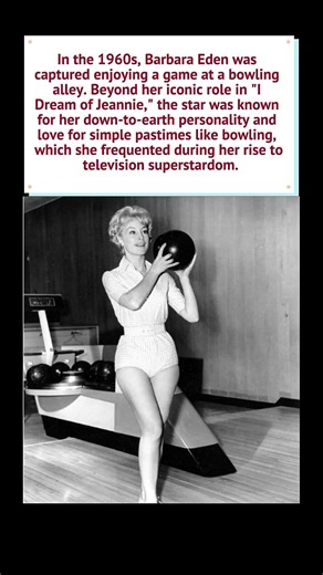 Barbara Eden: The Bowling Queen of the 60s 🎳