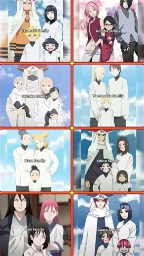 Shinobi Families Reunion ❤️‍🔥#naruto #shortsfeed