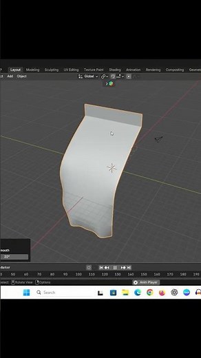 Blender me Curtain Cloth Simulation + Wind | Realistic Parda Effect | Blender Hindi Tutorial