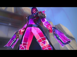 Overwatch 2 - 8-Bit Reaper Skin Full Showcase & Gameplay w/Golden Guns (Amazing Reaper Skin)
