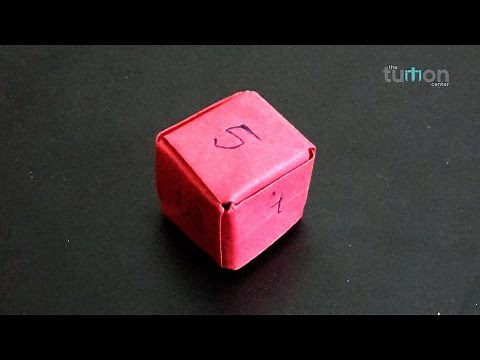how to make paper dice?