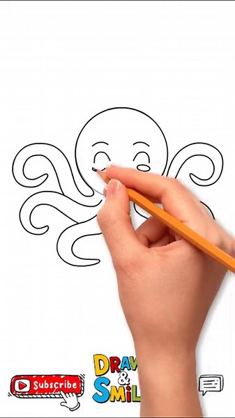 How to Draw an Octopus in Easy Way #howtodraw #drawing #octopus #artforkids #octopusdrawing #easy