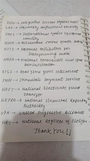 Important full name || Full form || #maths #shorts #video #viralvideo