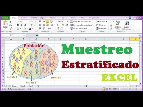 Muestreo estratificado en Excel