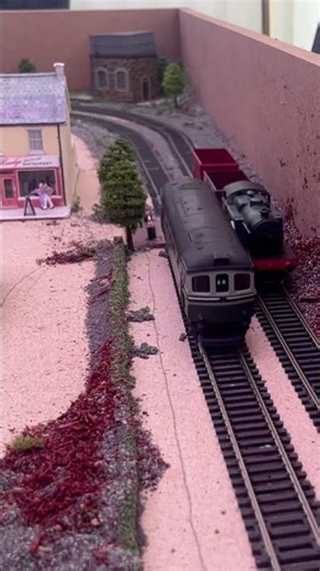 Oo gauge trains running #model #train #ooscale #modelrailway #modeltrain #railway