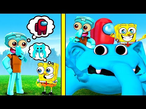 Anything SpongeBob IMAGINES in Roblox COMES TO LIFE!