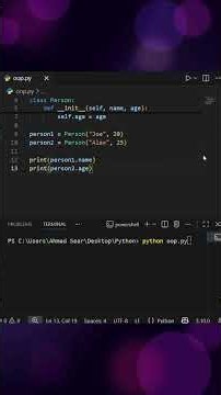 Python OOP #Part1 Understand #Classes, #Objects, and #self #coding #oop #python #code #programming