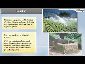 Irrigation | Improvement in Food Resources | Science | Class 9th | iPrep