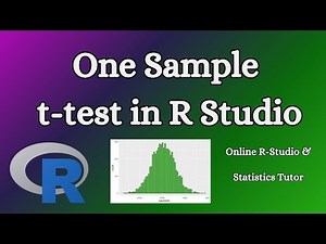 One Sample T test in R Studio | Inferential Statistics | R Tutor Online