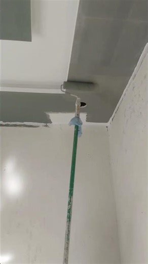 ceiling distemper with roller #lover #supportmychannel