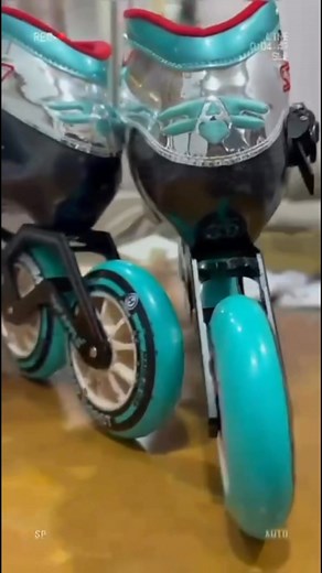 Apple Racing Skates on Reels