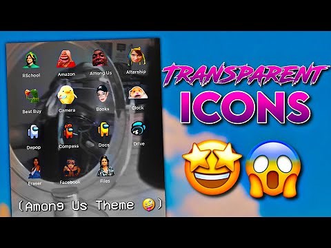 TRANSPARENT APP ICONS (TWO WAYS) | IOS 14