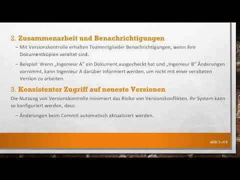 Nutzung von Versionskontrolle für effizientes Dokumenten-Tracking
