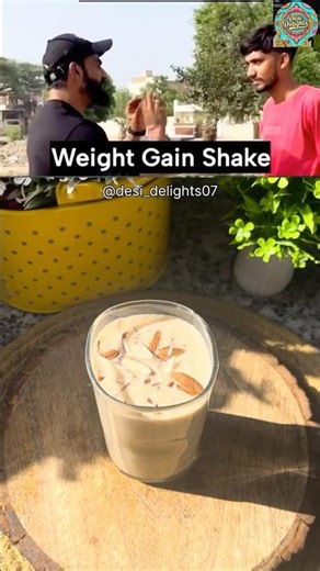वजन बढ़ाने वाला shake || Weight gain shake dry fruit for weight gain by nitesh soni@desi_delights07