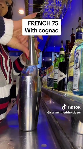 How to Make a French 75 Cocktail with Cognac