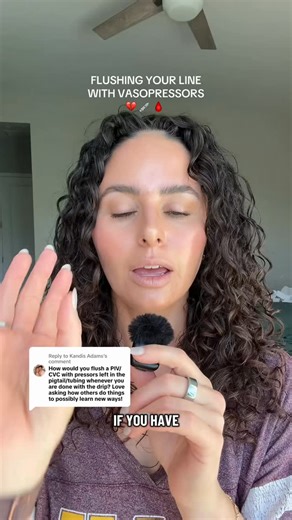 Ashley Adkins, MSN, RN, CCRN on Instagram: "BE HONEST…have you ever accidentally flushed a little vasopressor into a line before? and your heart probably dropped for a second 😳 so this is what I like to do whenever I have to flush a vasopressor line 💕"