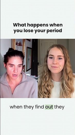 What happens when you lose your period