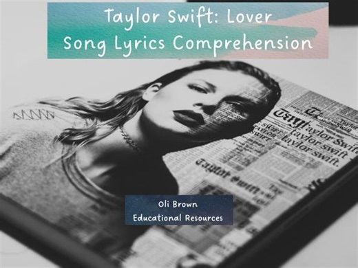 Taylor Swift Lover - Song Comprehension | Teaching Resources