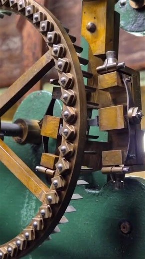 Self Leveling Pinwheel Escapement #kyletheringer #clockmechanism #clocktower #pinwheel #escapement