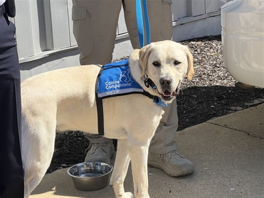 University of Maryland police introduce new support dog to help students, College Park community