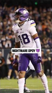 Defenders… sleep with one eye open 😈 | GMFB #justinjefferson #vikings #minnesotavikings #nfl
