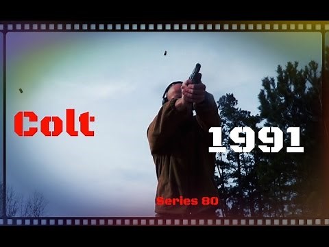 Colt 1991 Series 80 45 ACP 1911 Pistol Review (HD)